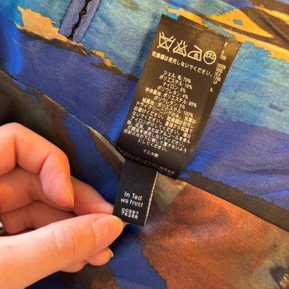 Authentic Ted Baker Wool Blend Fitted Blazer - Classic Tailoring - Picture 5 of 6